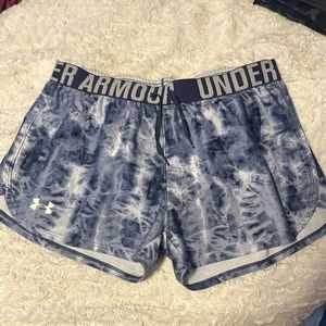Under Armour S Tie Dye Drawstring Shorts